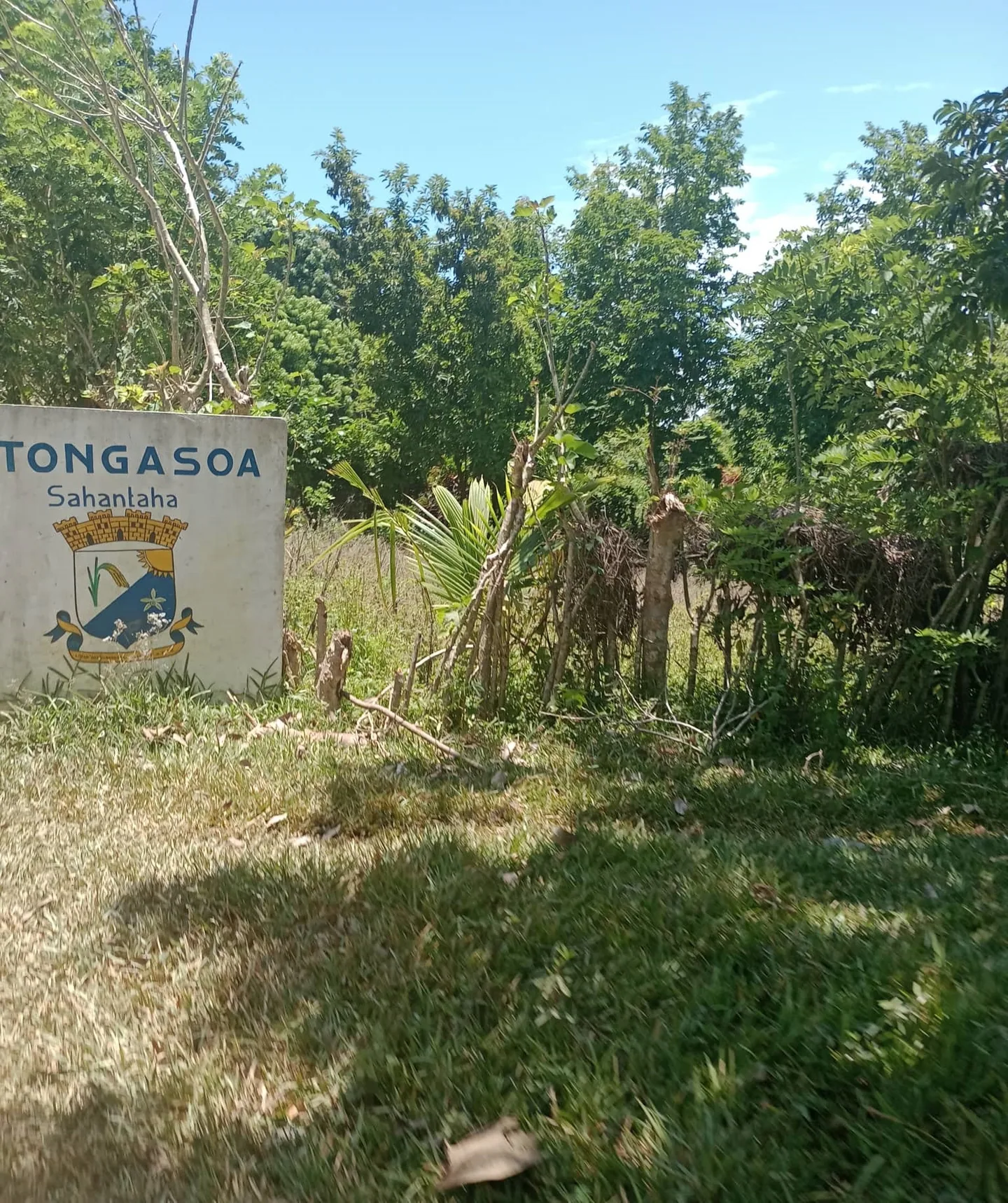 Panneau du village